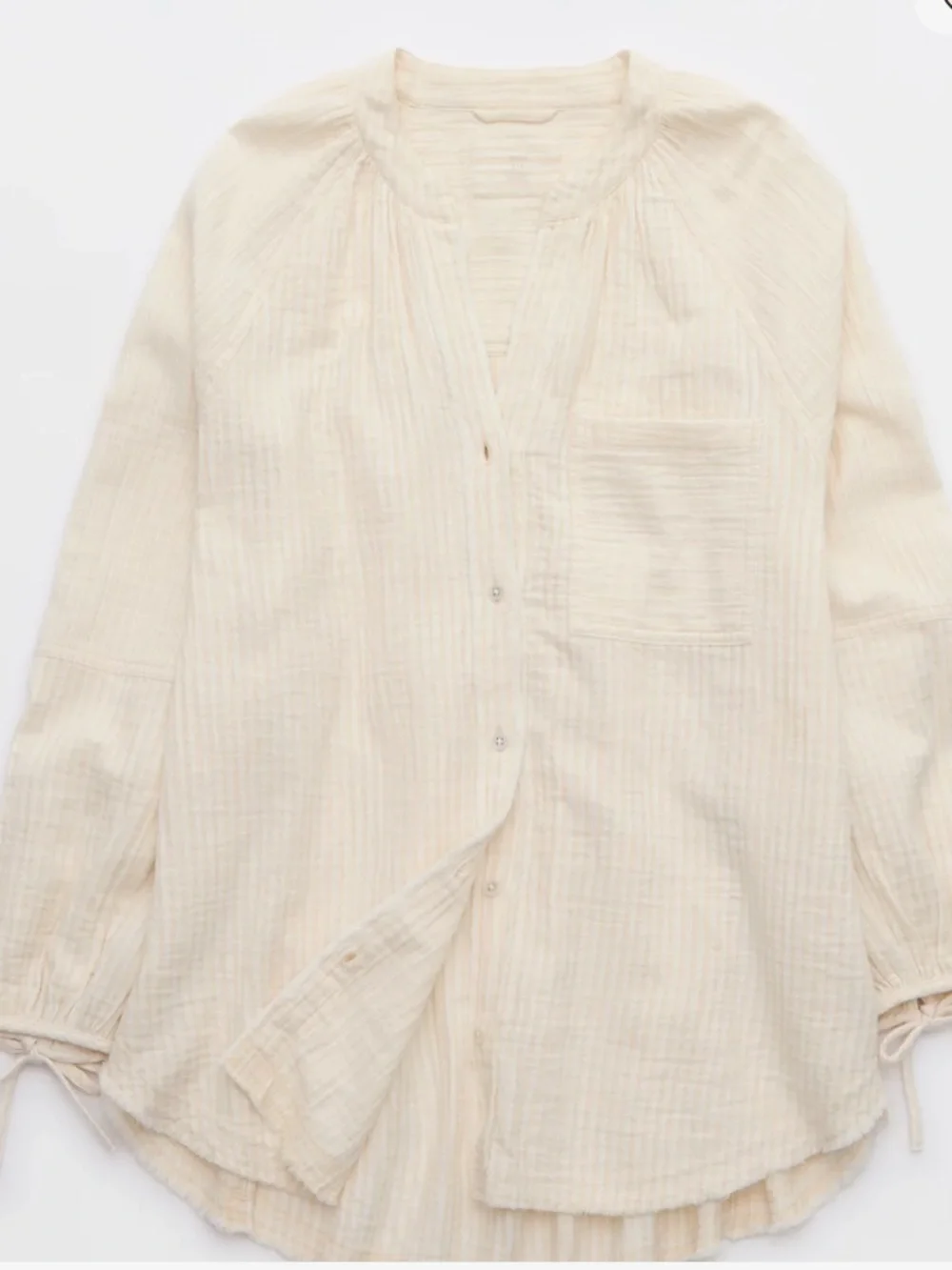 Aerie Daybreak Coverup Shirt